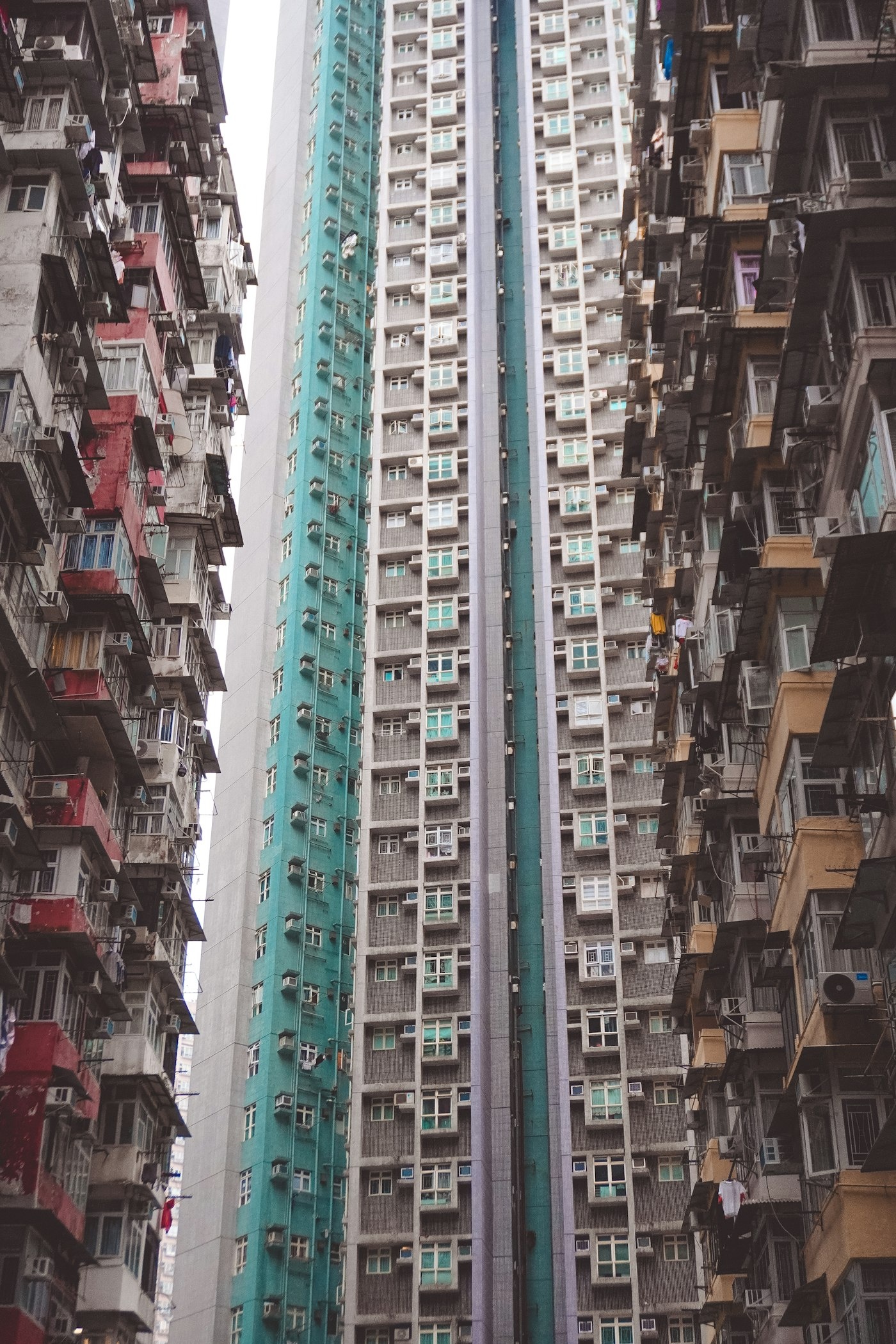 Modern public housing development in Hong Kong